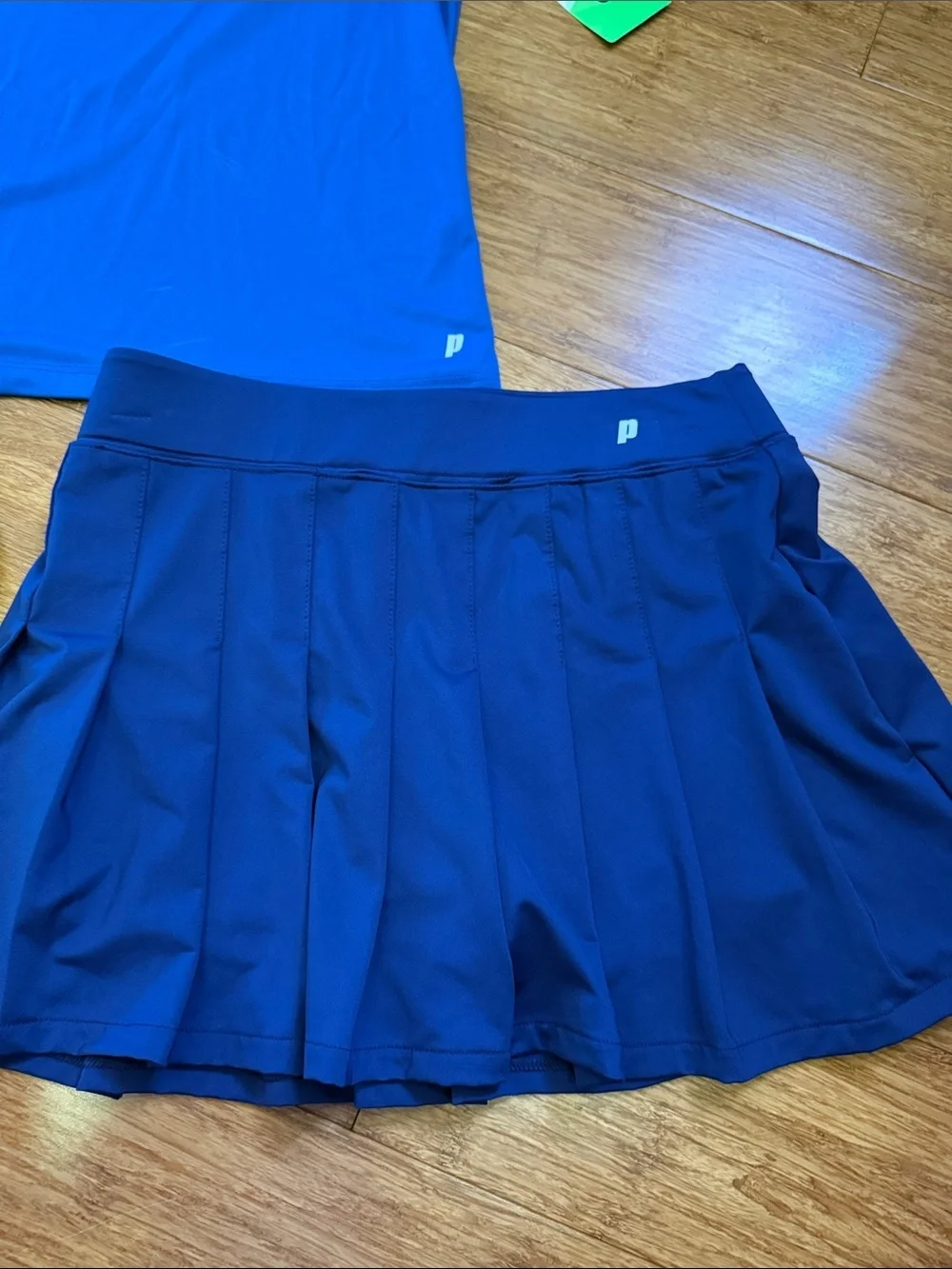 Prince girls tennis bundle of navy and neon skirts and graphic tee size 14 NWT